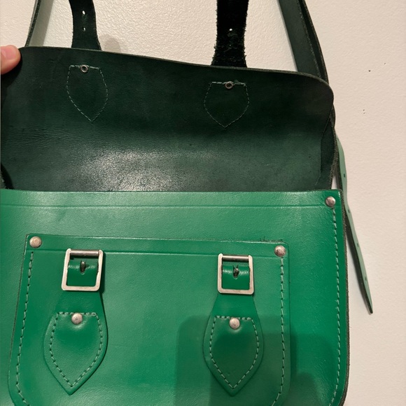 The Cambridge Satchel Company - Green Leather Satchel Bag - Picture 7 of 7